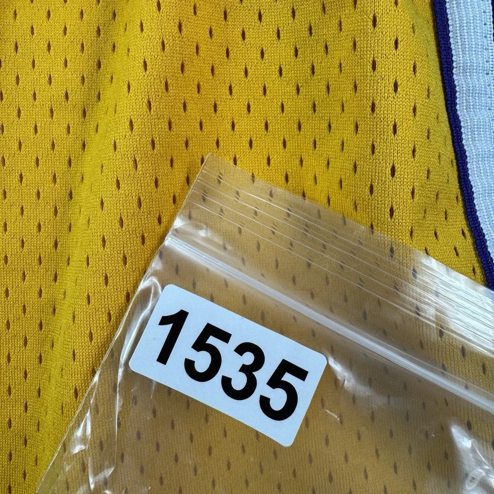 Vintage 2001 Nike NBA Los Angeles Lakers Yellow/Purple Basketball Shorts 2XL EUC